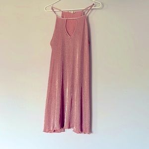 Ultra flirt sheer pink dress
